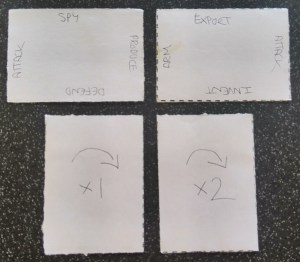 The first playtest cards