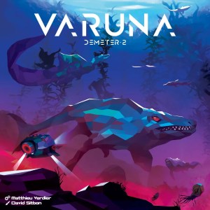 The Varuna board game box